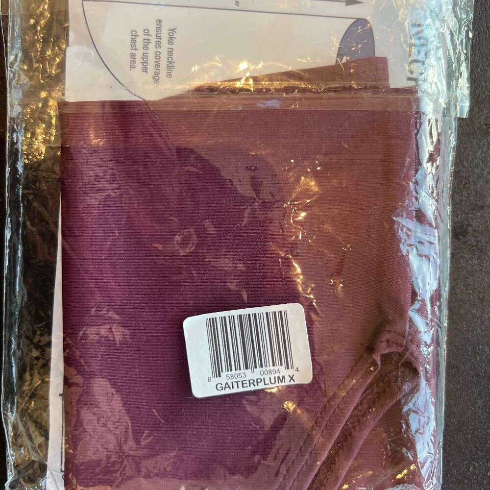 Éclipse Classic Neck Gaiter UPF 50+ Cooling Sun Protection | Plum | New - Picture 3 of 8